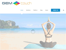 Tablet Screenshot of gem-touch.com